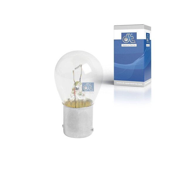 Bulb Brake Light 12 V BA15s P21W DT SPARE PARTS for e.g. LIEBHERR