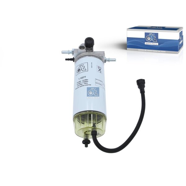 Fuel Filter with housing cover DT SPARE PARTS suitable for RENAULT