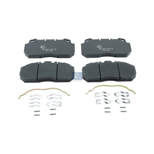 Brake Pad Set Disc Brake front axle DT SPARE PARTS for e.g. RENAULT TRUCKS