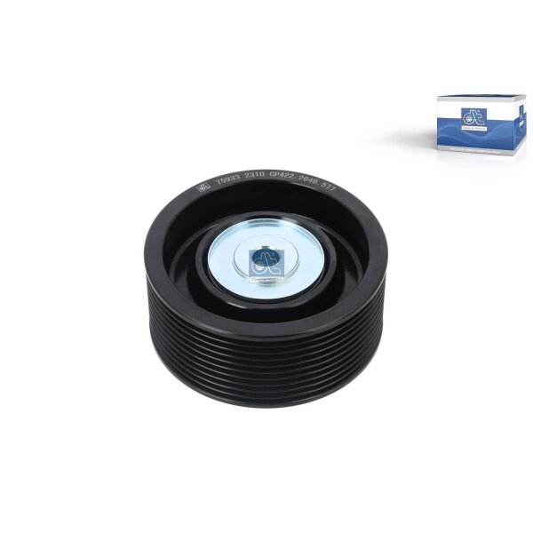 Idler/guide pulley for V-ribbed belt DT SPARE PARTS for VOLVO and others