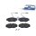 Brake Pad Set Disc Brake front axle DT SPARE PARTS for PEUGEOT BOXER and others