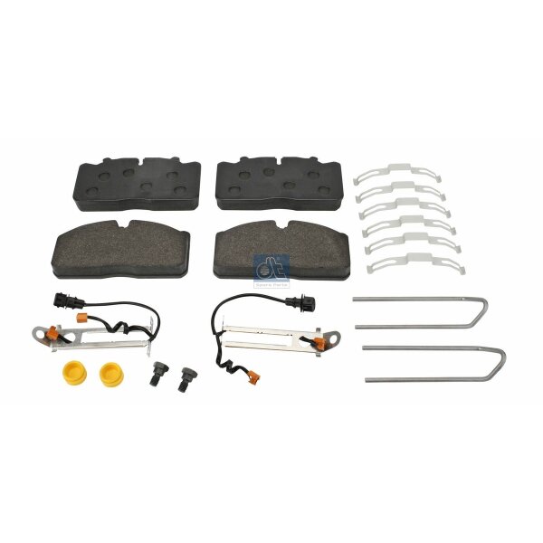 Brake Pad Set Disc Brake front axle DT SPARE PARTS for e.g. MAN L2000