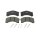 Brake Pad Set Disc Brake front axle DT SPARE PARTS for IVECO EUROSTAR and others