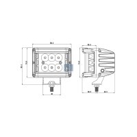 Arbeitsscheinwerfer LED Anbau DT SPARE PARTS für...