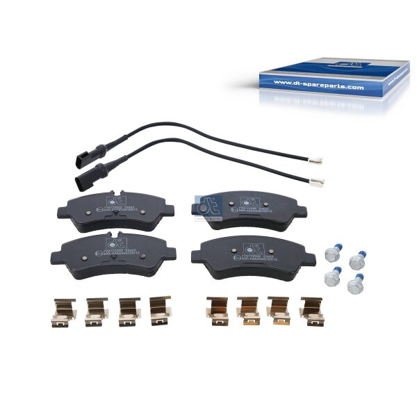 Bremsbelagsatz Scheibenbremse Hinterachse DT SPARE PARTS für u.a. FORD TRANSIT