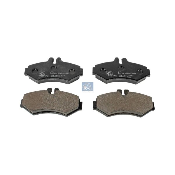 Brake Pad Set Disc Brake rear axle DT SPARE PARTS for e.g. MB G-CLASS