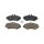 Brake Pad Set Disc Brake rear axle DT SPARE PARTS for e.g. MB G-CLASS