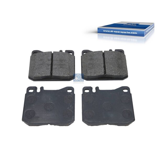 Brake Pad Set Disc Brake front axle DT SPARE PARTS for e.g. MB UNIMOG