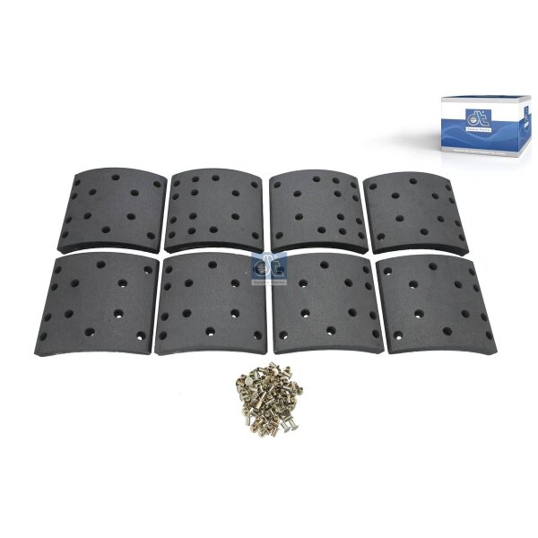 Brake Lining Set Drum Brake DT SPARE PARTS IAM-Expertise fits IVECO