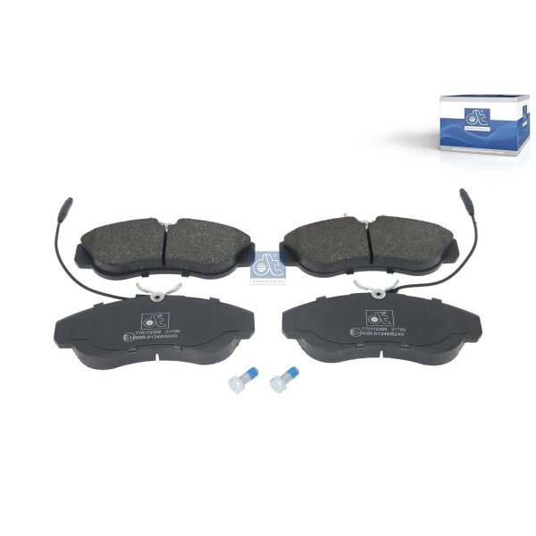 Brake Pad Set Disc Brake front axle DT SPARE PARTS for FIAT DUCATO and others