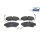 Brake Pad Set Disc Brake front axle DT SPARE PARTS for FIAT DUCATO and others