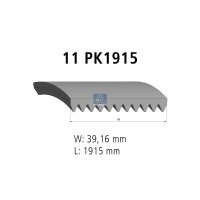 Keilrippenriemen 11PK1915 1.915 mm DT SPARE PARTS...