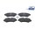 Brake Pad Set Disc Brake DT SPARE PARTS suitable for MERCEDES-BENZ
