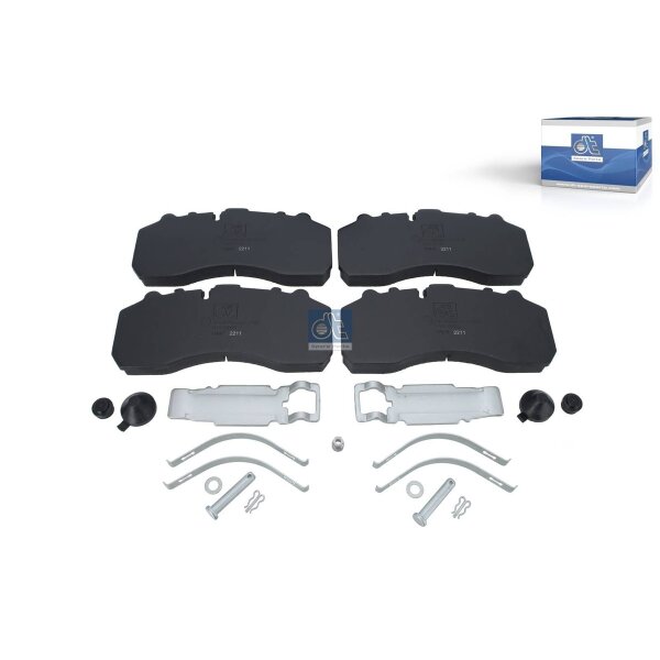 Brake Pad Set Disc Brake rear axle DT SPARE PARTS for e.g. MAN TGA