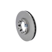 Brake Disc front axle internally ventilated Ø 276 mm DT SPARE PARTS for NISSAN