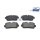 Brake Pad Set Disc Brake Rear Axle DT SPARE PARTS IAM-Expertise for e.g. IVECO