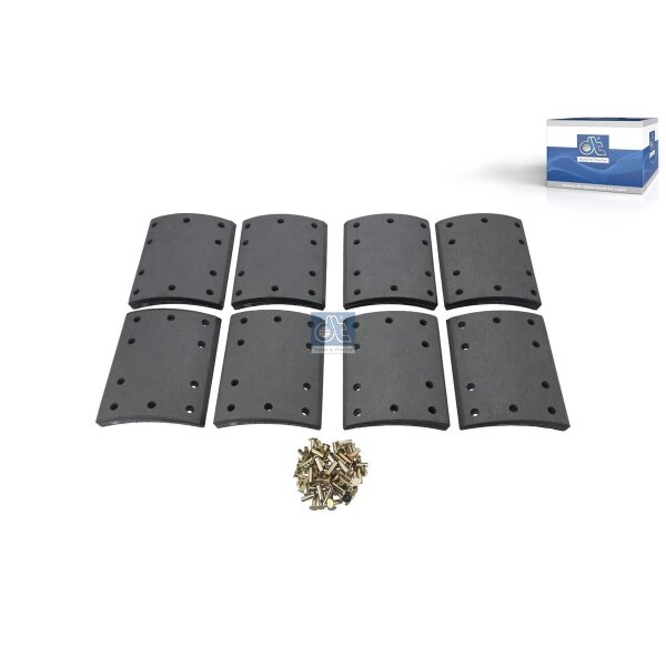 Brake Lining Set Drum Brake DT SPARE PARTS IAM-Expertise fits MERITOR