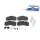 Brake Pad Set Disc Brake front axle DT SPARE PARTS for e.g. MB ATEGO