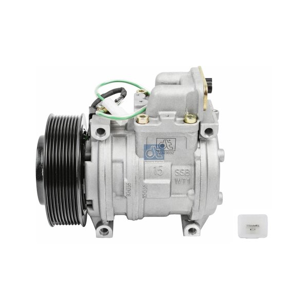 Klimakompressor 24 V Ø 130 mm DT SPARE PARTS für u.a. MERCEDES-BENZ ACTROS
