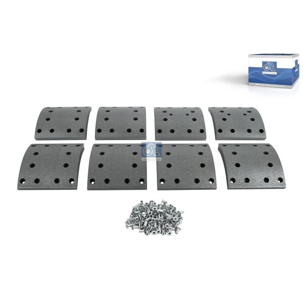 Rear brake pad set 22 mm 180 mm DT SPARE PARTS for IVECO EUROTRAKKER and others