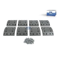 Rear brake pad set 22 mm 180 mm DT SPARE PARTS for IVECO...