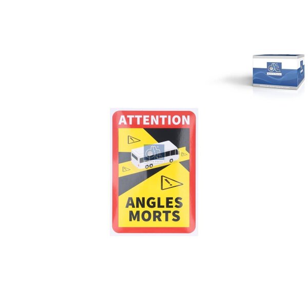 Warning Marking DT SPARE PARTS IAM-Expertise suitable for various vehicles