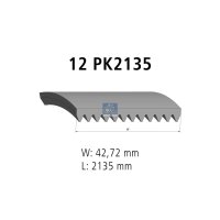 V-ribbed belt 12PK2135 EPDM 2.135 mm DT SPARE PARTS for...