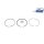 Kolbenringsatz DT SPARE PARTS IAM-Expertise passend für u.a. MITSUBISHI