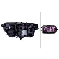 Headlight left 12 V LED HELLA Lighting Expertise suitable for e.g. AUDI A6