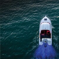 Underwater light plastic housing 1800 lumen HELLA MARINE Apelo A1 for boats