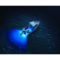 Underwater light bronze housing 3000 lumen HELLA MARINE Apelo A2 for boats