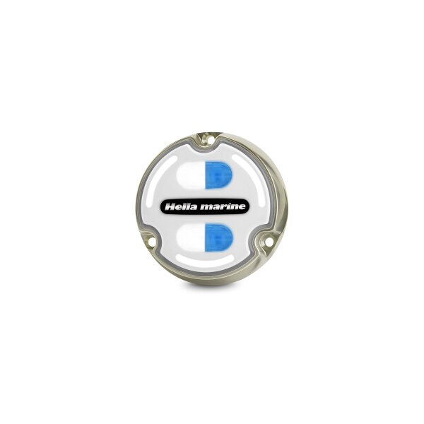 Underwater light bronze housing 3000 lumen HELLA MARINE Apelo A2 for boats