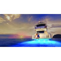 Underwater light bronze housing 3000 lumen HELLA MARINE Apelo A2 for boats