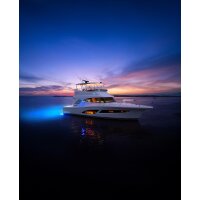 Underwater light bronze housing 6000 lumen HELLA MARINE Apelo A3 for boats