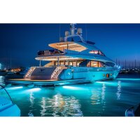 Underwater light bronze housing 6000 lumen HELLA MARINE Apelo A3 for boats