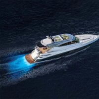Underwater light bronze housing 6000 lumen HELLA MARINE Apelo A3 for boats