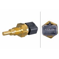 Coolant Temperature Sensor screwed 3-pin HELLA suitable...