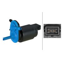 Waschwasserpumpe Scheibenreinigung 12 V 2-polig HELLA für u.a. VW PASSAT