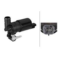 Waschwasserpumpe Scheibenreinigung 12 V 2-polig HELLA für u.a. RENAULT CLIO