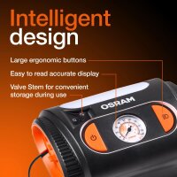 OSRAM TYREinflate compressed air tyre pressure gauge/inflator OTI2110