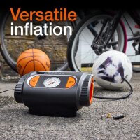 Air compressor Tyre pump to 6.9bar analogue display 12V OSRAM TYREinflate2110