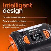 OSRAM TYREinflate compressed air tyre pressure gauge/inflator OTI2120