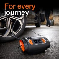 Air compressor Tyre pump max. 6.9 bar LCD display 12V OSRAM TYREinflate 2120