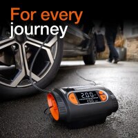 Air compressor Tyre pump max. 6.9 bar LCD display 12V...