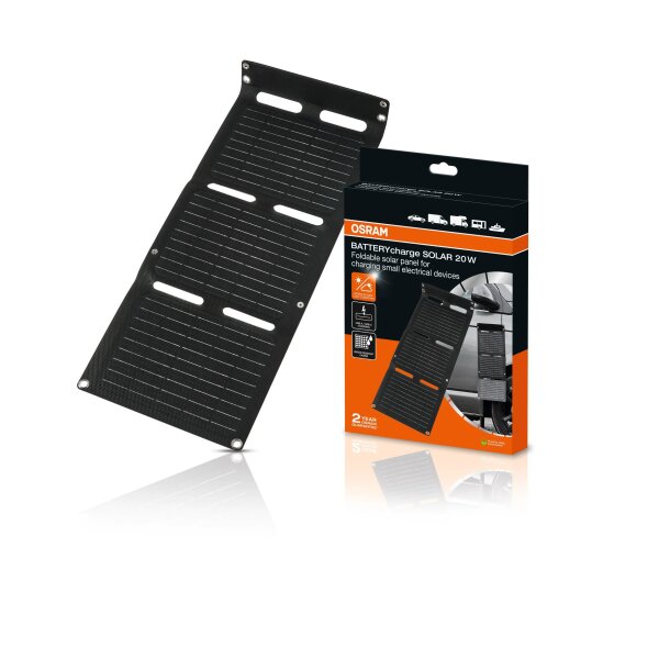 OSRAM BATTERYcharge SOLAR Battery Charger OFSP20