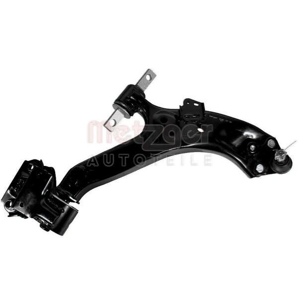 Handlebar Wheel Suspension lower wishbone with Nut METZGER for HONDA CR-V