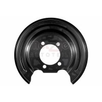 Spray Plate Brake Disc rear left sheet steel METZGER for...