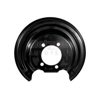 Spray Plate Brake Disc rear right sheet steel METZGER for...