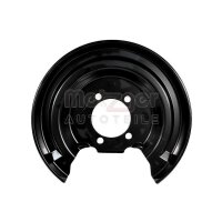 Spray Plate Brake Disc rear right sheet steel METZGER for...