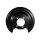 Spray Plate Brake Disc rear right sheet steel METZGER for e.g. TOYOTA URBAN